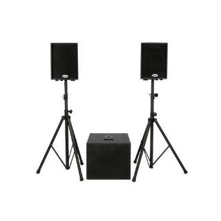 Gemini Complete Professional Powered Speaker System (NO Stands) Musical Instruments