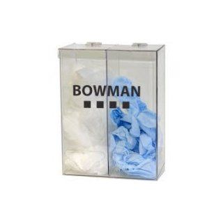 1176511 Dispenser Bulk 2 Bin Plastic Tall Clear Ea Bowman Medical Products  BP 012 Industrial Products