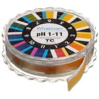 Whatman 2611 628 Standard Full Range pH Paper Dispenser, 1.0 to 11.0 pH Ph Test Strips