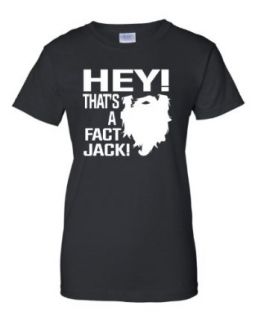 Womens Hey That's A Fact Jack Redneck Hillbilly Duck Hunting T Shirt Novelty T Shirts Clothing