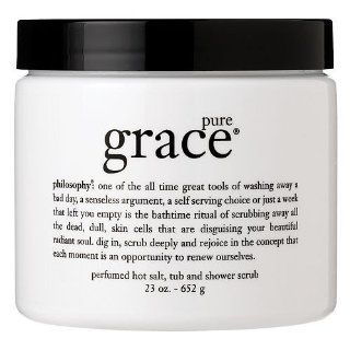 philosophy pure grace hot salt rub and shower scrub 23 oz (652 g)  Body Scrubs  Beauty