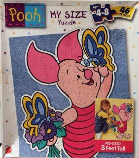 Winnie the Pooh  Piglet My Size Puzzle 46 pieces by Mattel Toys & Games