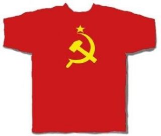 Soviet Hammer and Sickle T shirt Clothing