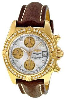 Breitling Chrono Cockpit Automatic Chronograph Diamond Gold Mens Watch H1335853 A654BRLT at  Men's Watch store.