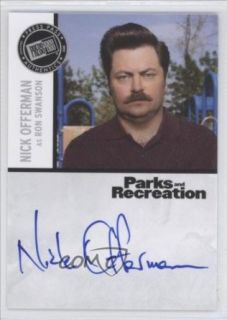 Nick Offerman/ as Ron Swanson (Trading Card) 2013 Parks and Recreation Autographs #NO Entertainment Collectibles