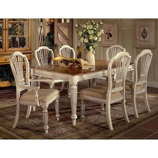 Hillsdale Wilshire 7 piece Rectangle Dining Set With Side Chairs White Size 7 Piece Sets