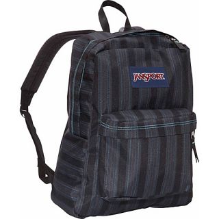 SuperBreak Backpack Mammoth Blue Pinstripe   JanSport School & Day Hiki
