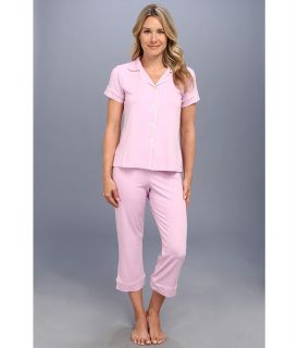 BedHead Stretch S/S Capri PJ Set Womens Pajama Sets (Pink)