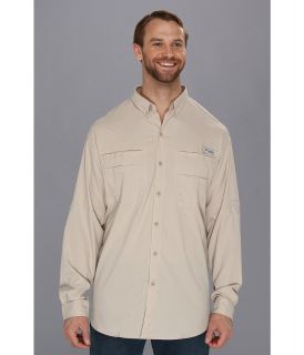 Columbia Tamiami II L/S   Tall Mens Long Sleeve Button Up (Beige)