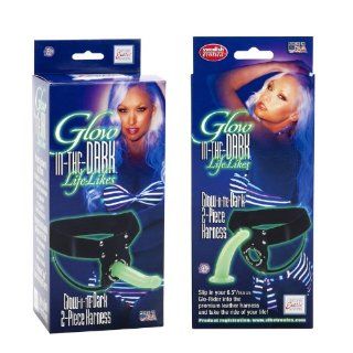 Adjustable Premium Life Like 2 Pc Harness Glow In The Dark Dong Health & Personal Care