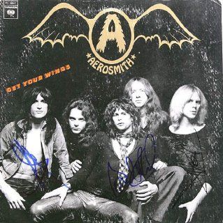 Aerosmith Autographed Signed Get Your Wings Album & Proof Aerosmith Entertainment Collectibles