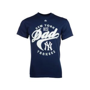 New York Yankees Majestic MLB Best Dad T Shirt