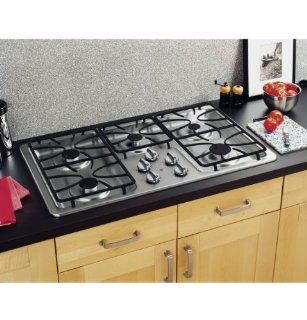 GE JGP633SETSS 36" Stainless Steel Gas Sealed Burner Cooktop Appliances