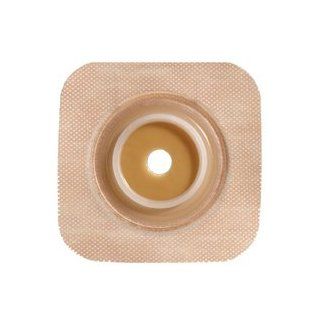Convatec Surfit Natura Stomahesive Flexible Cut to fit Skin Barrier With Tape Collar, Tan, 125264, size  1.75 inches   10/Box Health & Personal Care