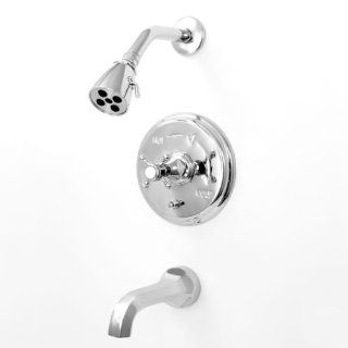 Sigma 1.305568.40 Polished Brass Pvd 300 St. Michel P/B T/S Set   Bathtub And Showerhead Faucet Systems  