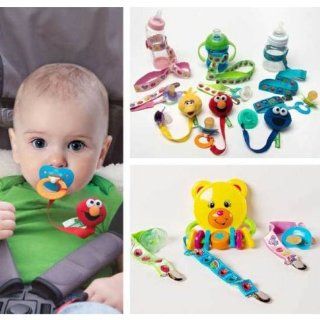 Petite Creations No Throw Sesame Street Pacifier Holder  Baby Pacifiers  Baby
