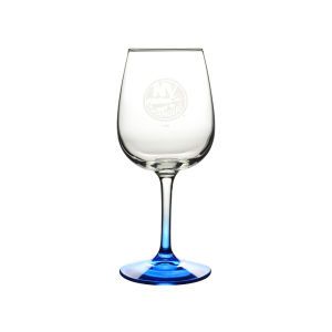New York Islanders Boelter Brands Satin Etch Wine Glass