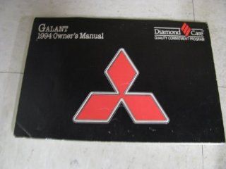 OWNERS MANUAL Mitsubishi Galant 1994 94 Automotive