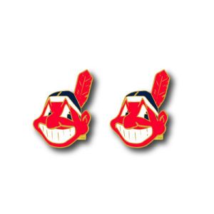 Cleveland Indians AMINCO INC. Logo Post Earrings