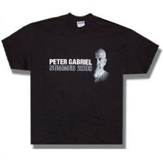 Peter Gabriel Rated PG Tour Black T Shirt (Medium) Clothing