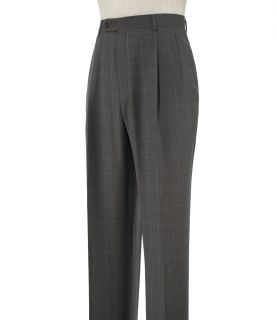 Executive Wool Patterned Pleated Front Trouser  Sizes 44 48 JoS. A. Bank