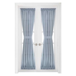 ROYAL VELVET Supreme Rod Pocket Lined Door Panel, Blue