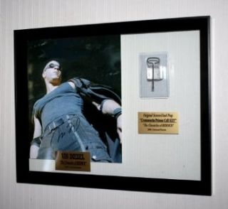 CHRONICLES OF RIDDICK Prop & COSTUME, VIN DIESEL Signed COA DVD UACC VIN DIESEL Entertainment Collectibles