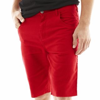 Ocean Current Pincord Shorts, Red, Mens