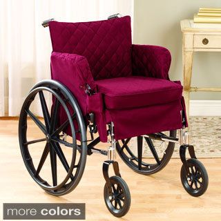 Sure Fit Twill Supreme Desk Wheel Chair Cover For 18 X 18 inch Seat