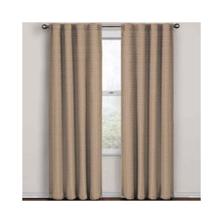 Eclipse Twist Back Tab Thermal Blackout Curtain Panel, Toffee