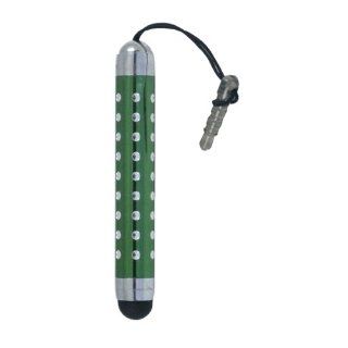 Generic Green Bling Diamond Rhinestones Capacitive Touch Screen Stylus Pen For Galaxy 8.0 N5100 Cell Phones & Accessories