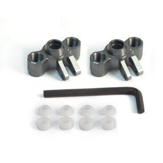 Front Knuckle Axle Carriers for 116 Traxxas E Revo   Grey Toys & Games