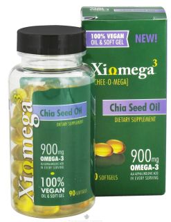 XiOmega   Chia Seed Oil   90 Softgels