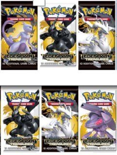 6 SEALED BOOSTER PACKS   Pokemon TCG Trading Card Game Black & White BW Series #11 LEGENDARY TREASURES Booster Packs [Release Date November 8 2013] Toys & Games