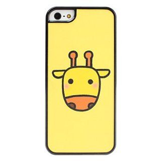 Cartoon Giraffe Pattern Frosted Surface Hard Case for iPhone 5/5S  Cell Phone Carrying Cases  Sports & Outdoors