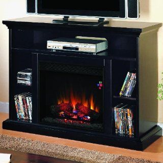 Beverly 48 inch Electric Fireplace Media Console   Espresso   23mm374   Gas Fireplace With Mantel