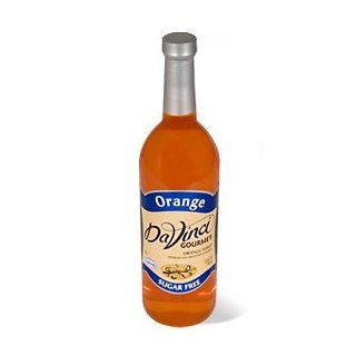 Da Vinci SUGAR FREE Orange Syrup 750mL with Splenda  Dessert Toppings  Grocery & Gourmet Food