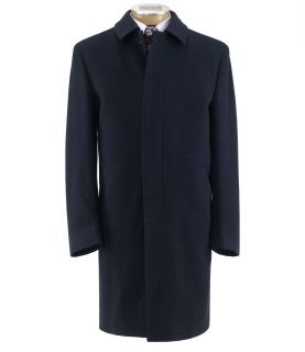 Heathered Merino Wool Topcoat Extended Sizes JoS. A. Bank