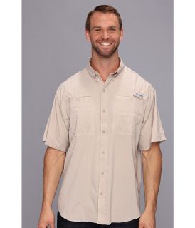 Columbia Tamiami II S/S   Tall Mens Short Sleeve Button Up (Beige)