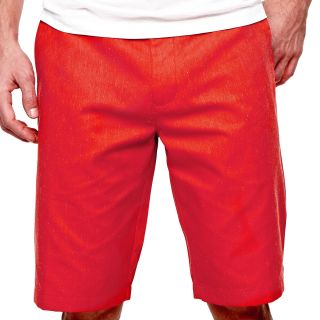 Burnside Chino Shorts, Red, Mens