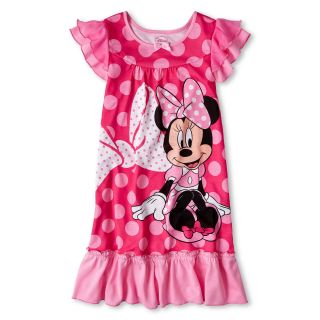 Disney Pink Minnie Nightshirt   Girls 2 10, Girls