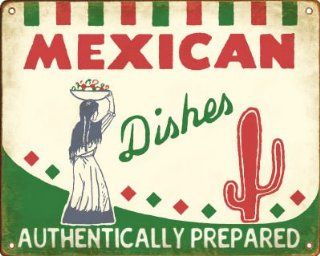 Mexican Dishes   Retro Mexican Restaurant Sign  Other Products  Patio, Lawn & Garden