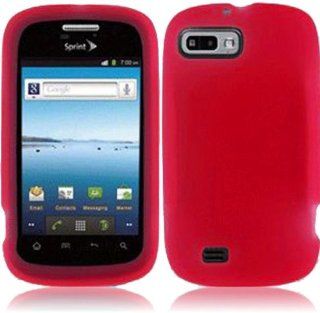 ZTE Fury N850 Director N850L Valet Z665C Silicone Soft Skin Gel Case Cover   Red Cell Phones & Accessories