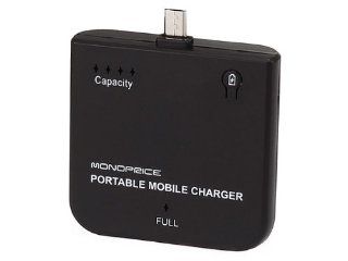 Monoprice Micro USB Backup Battery Pack for Smartphones, Cellphones, and Cameras (1900mAh) Cell Phones & Accessories