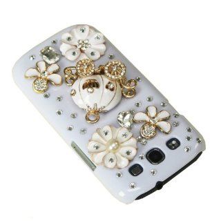 eFuture(TM) 3D Bling Crystal Cinderella's Pumpkin Cart and Flower Stone Case Cover for Samsung Galaxy S3/i9300. +eFuture's nice Keyring Cell Phones & Accessories