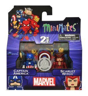 Marvel Minimates Assortments   Captain America/Scarlet Witch Toys & Games