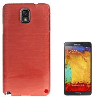 Generic Brushed Texture Smooth Surface Plastic Hard Case Cover for Samsung Galaxy Note 3 / N9000 Red Cell Phones & Accessories