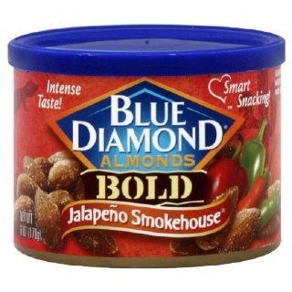 Blue Diamond, Almond Bold Jlpno Smkhse, 6 Ounce (12 Pack)  Grocery & Gourmet Food