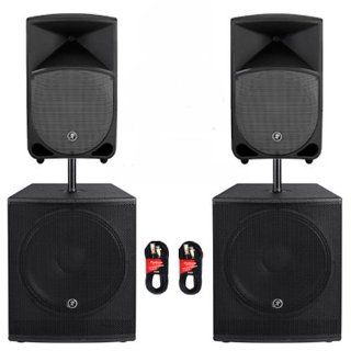 Mackie SRM1801 Powered Subs and TH 15A DJ Speakers Set New Musical Instruments