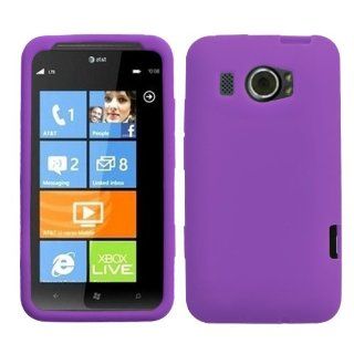 MYBAT Solid Skin Cover (Electric Purple) for HTC Titan II Cell Phones & Accessories